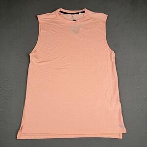DSG Tank Top Mens Small Pink Ray Heather Movement Muscle Moisture Wicking